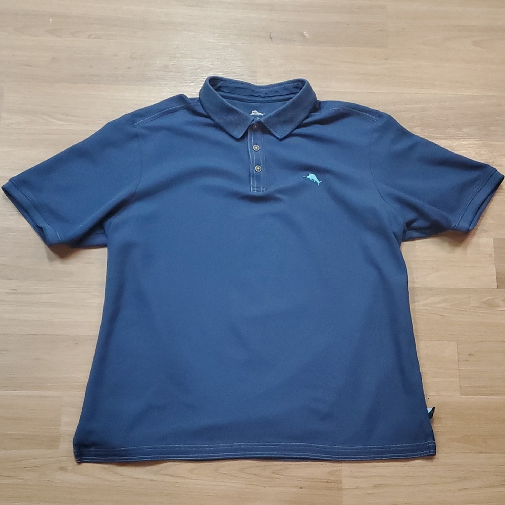 Tommy Bahama Deep Blue Polo Tee Shirt
